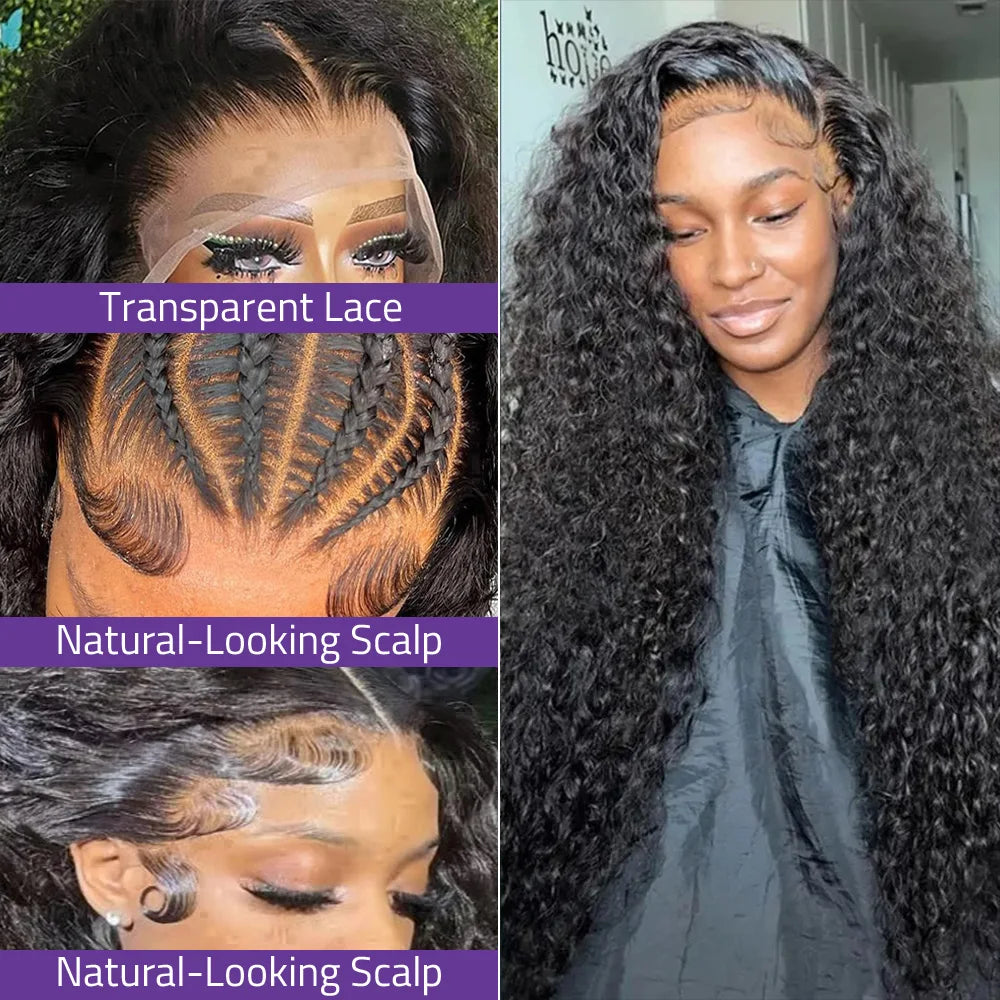 Deep Wave HD Lace Front Wig – Brazilian Human Hair