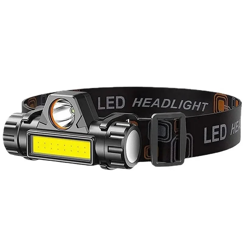 Rechargeable COB LED Waterproof Headlamp