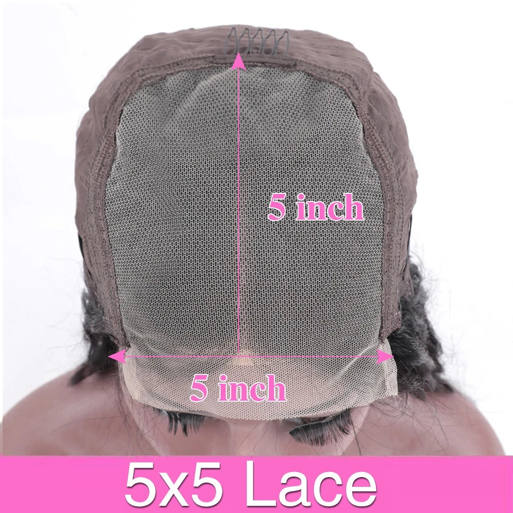 Deep Wave HD Lace Front Wig – Brazilian Human Hair