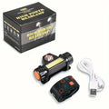 Rechargeable COB LED Waterproof Headlamp