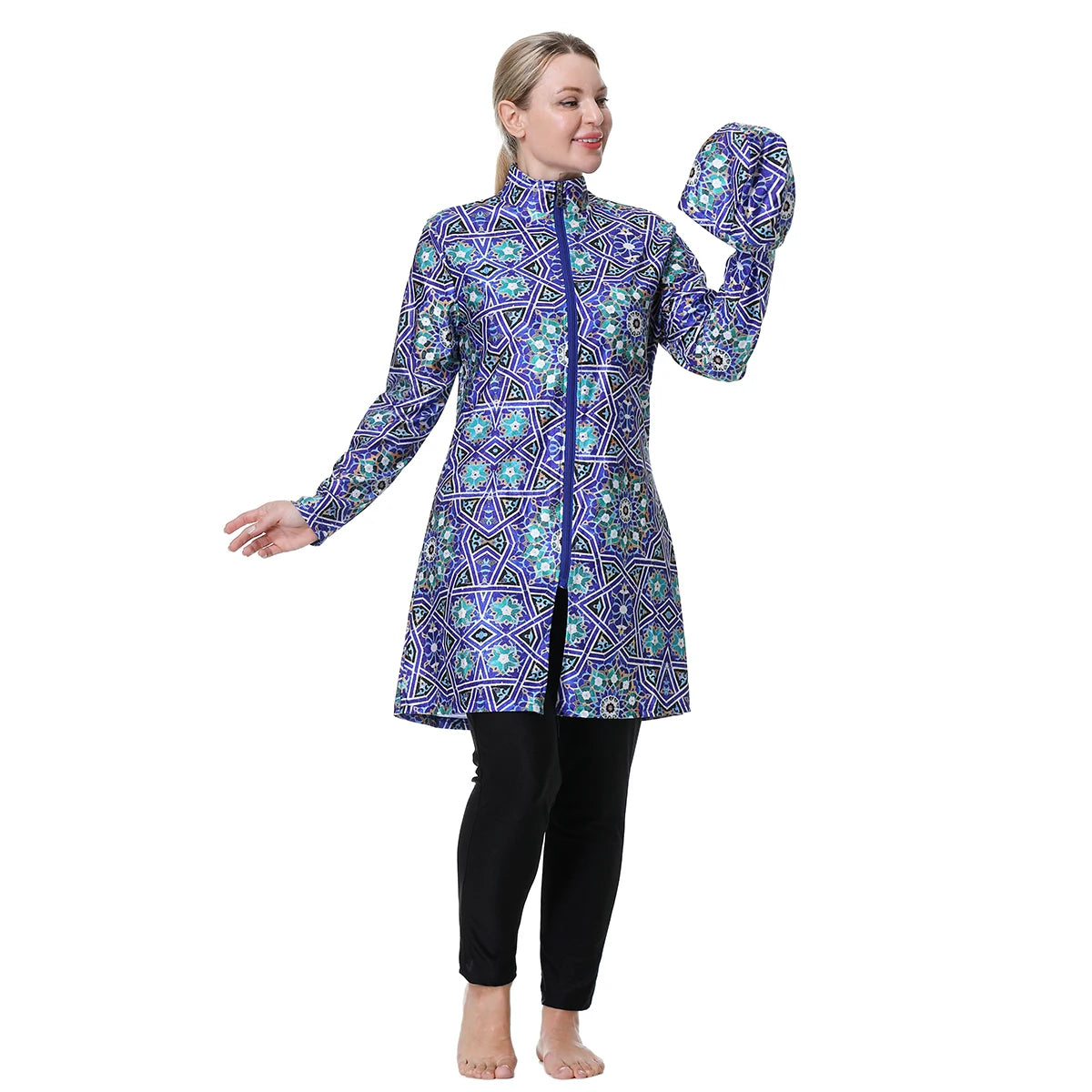 Muslim Women's Full Coverage Burkini Set
