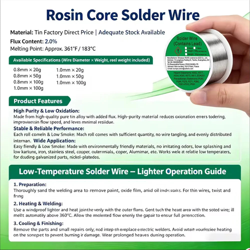 Rosin Core Soldering Tin Wire