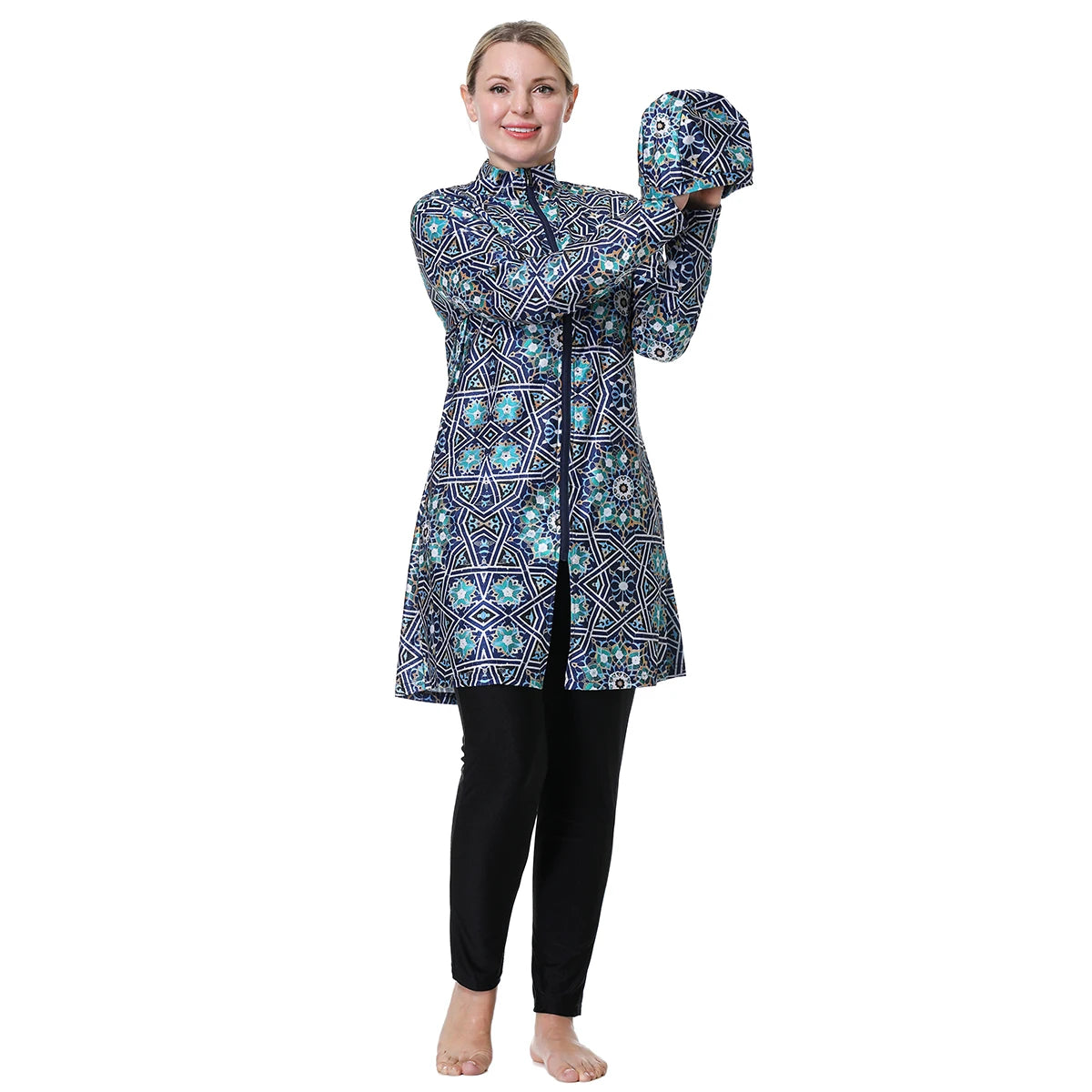 Muslim Women's Full Coverage Burkini Set