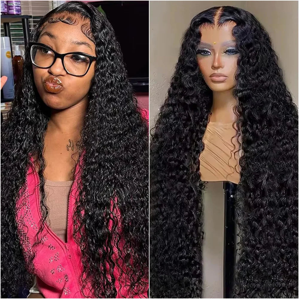 Deep Wave HD Lace Front Wig – Brazilian Human Hair