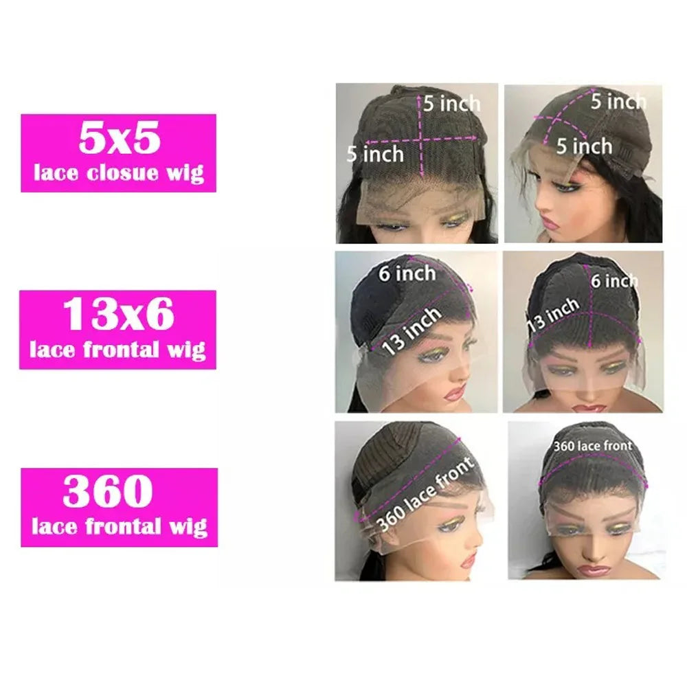 Deep Wave HD Lace Front Wig – Brazilian Human Hair