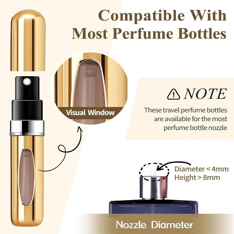 Mini Refillable Perfume Atomizer Spray Bottle
