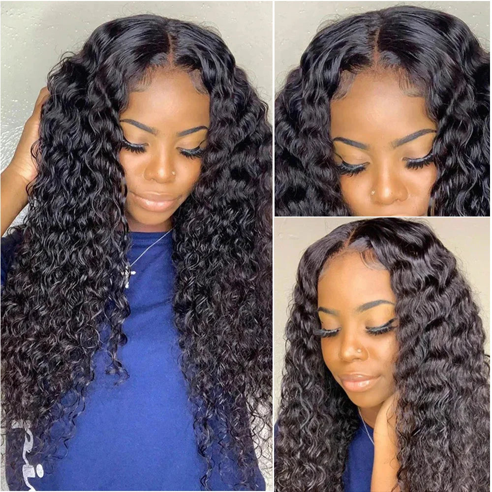 Deep Wave HD Lace Front Wig – Brazilian Human Hair