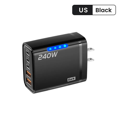 240W GaN 5-in-1 USB-C Fast Charger